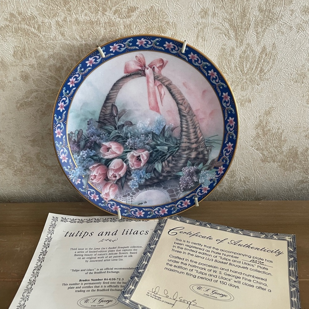 Vintage Lena Liu Collectors Plate